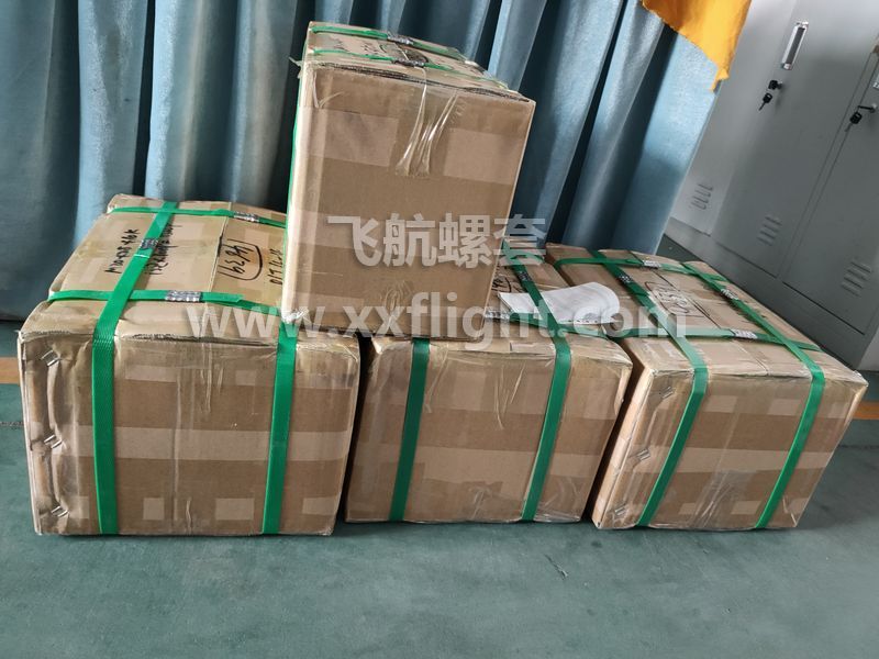 江蘇某客戶（hù）3萬件螺套發貨